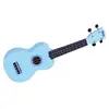 Mahalo Rainbow Mr1-Lbu - Ukulele Soprano Bleu Clair Brillant + Housse