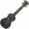 Mahalo MS1-TBK - Ukulélé soprano slim noir satin + housse
