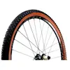 Pneu VTT DELI Big Knight 29x2.10 - Anti-crevaison - Noir/Marron Tan