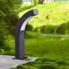 LUCANDE Led Borne Eclairage Exterieur 'Lennik' en aluminium