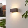 Lucande Applique Exterieur à intensité variable 'Bente' en aluminium