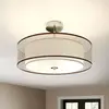 Lindby - plafondlamp - 3lichts - metaal, textiel, glas - H: 27.5 cm - ...