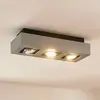 Arcchio - buitenspot - 3lichts - Aluminium - H: 8.5 cm - GU10 - zilvergrijs