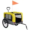 VIDAXL Remorque de bicyclette VENTE-FLASH - Remorque de vélo - pour ch...