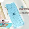 OLY MAGIC - 100 x 40 cm Tapis de Baignoire Antidérapant Transparent lo...