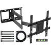 MARQUE GENERIQUE Support Mural Tv À Extra Longue Portée 850Mm Pour Écrans Plats/Incurvés Lcd/Led/Oled De 32 À 70 Pouces Jusqu'À 60 Kg,400X400 Mm