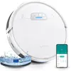 SUTEO Robot Aspirateur Laveur Poils Animaux,G20 Aspirateur Robot 3 En 1,4000Pa,Alexa/Wifi/App,Idéal Pour Tapis Sols Durs,Ultra-Mince