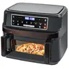 YSFMODE Friteuse À Air Sans Huile 12L Avec Chambres Simples Et Doubles Réglables,Xxl Airfryer Avec Fenêtre,Écran Tactile Et 8 Programmes