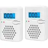 Lot de 2 mini détecteurs de monoxyde de carbone sans fil, alimentés pa...