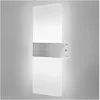 ABCRITAL Applique Murale Intérieure Moderne LED Blanc Froid 6500K 12W ...