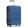 Kono Valise de Voyage Trolley Rigide en ABS avec Bagages à Main à 4 ro...