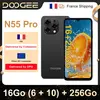 Doogee N55 pro Smartphone 6.56" 16 Go + 256 Go 5150mAh 13MP Caméra Tél...