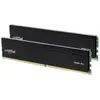 Crucial Pro (2 x 32GB, 3200 MHz, RAM DDR4, DIMM), Mémoire vive, Noir