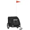 VIDAXL Réduction - Remorque de vélo Chariot de vélo en jogger / pousse...