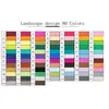 OHP Kit de 80 Feutres Marqueur Huile-alcool Double 1mm-6mm 80 Couleurs Graphique + Sac de Crayon pour la conception de paysage Blanc