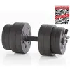 Gymstick Active Verstelbare Dumbbell Set -  Halterset - Vinyl - 15kg - Met Online Trainingsvideo's
