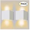 LANGRAY Applique Murale led Exterieur 12W Lampe Murale Interieur 3000K...