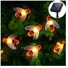 LANGRAY Guirlande lumineuse solaire de jardin 50 led - 7 m - 8 modes -...