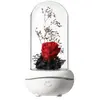 EFUTURE LED Lampe Fleur Rose éternelle USB Charge Lampe à parfum Veill...