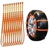 Chaîne à Neige pour Voiture - Universelle - 10 Pcs - Orange