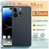 PZCC 14 ProMax 6.7in Téléphone Intelligent, Ten Core 2G 5G WiFi, 4GB+64GB, 8MP+16MP, 7000mAh Android 11.0 Noir noir