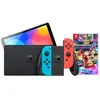 Nintendo Switch OLED Bleu Rouge + Mario Kart 8 Deluxe