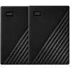 Western Digital WD My Passport 4 To Black - Lot de 2