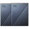 Western Digital WD My Passport for Mac 5 To Type-C Bleu - Lot de 2
