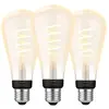 Philips Hue Filament White Ambiance Edison XL Lot de 3