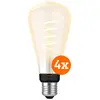 Philips Hue Filament White Ambiance Edison XL Lot de 4