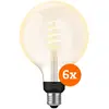 Philips Hue Filament White Ambiance Globe XL Lot de 6