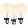 Philips Hue Ampoule à Filament White Ambiance Globe E27 Lot de 3