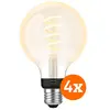 Philips Hue Ampoule à Filament White Ambiance Globe E27 Lot de 4