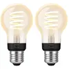 Philips Hue Ampoule à Filament White Ambiance Standard E27 Lot de 2