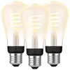 Philips Hue Ampoule à Filament White Ambiance Edison E27 Lot de 3