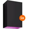 Philips Hue Resonate Applique Murale White and Color Noir Lot de 5