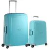 Samsonite S'Cure Valise à 4 Roulettes 55 + 69 cm Aqua Blue Set de Valises