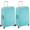 Samsonite S'Cure Valise à 4 Roulettes 75 cm Lot de 2 Aqua Blue