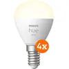 Philips Hue Ampoule Globe White E14 Lot de 4