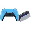 Sony PlayStation 5 DualSense Manette Sans Fil Starlight Blue + BlueBuilt Station de Charge