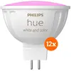 Philips Hue Spot White and Color MR16 Lot de 12