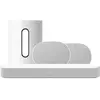 Sonos Beam Gen2 Blanc + Era 300 + Sub Mini Blanc