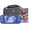 Nintendo Switch Lite Bleu + Mario Kart 8 Deluxe + Bigben Étui de Prote...