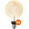 Philips Hue Ampoule à Filament White Globe XL E27 - 2023 - Lot de 6