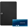 Seagate Expansion Portable 1 To + Samsung USB-C Flash Drive 64 Go