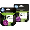 HP 301XL Cartouches Pack Combiné