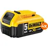 DeWalt DCB184-XJ 18 V 5,0 Ah Batterie Lot de 4