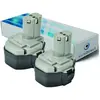 VISIODIRECT Lot de 2 batteries type 1926996 pour makita 3000mAh 14.4V