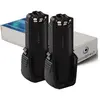 VISIODIRECT Lot de 2 batteries type BAT504 pour Bosch 2000mAh 3.6V