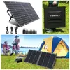 SWAREY Kit Panneau Solaire 100W 18V Portable ETFE pour Smartphone PC ordinateurs Portable Camping Extérieur Chargeur